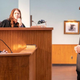 Renée Zellweger as Pam Hupp, Heather Magee as Judge Mennemeyer, Josh Duhamel as Joel Schwartz in The Thing About Pam